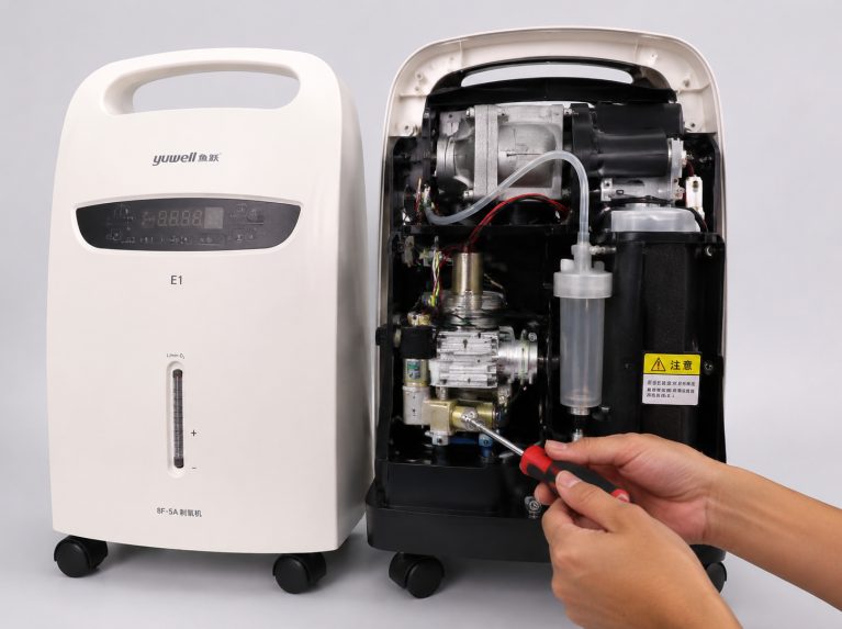 烟台鱼跃制氧机E1/E2/E3/E4故障代码维修